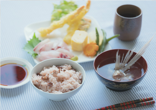 万倍の里自慢の食事は全て手作り