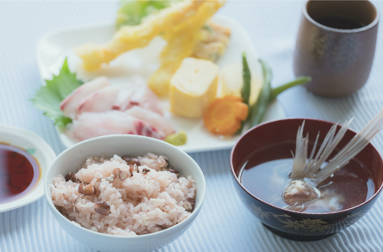 万倍の里の強み「食事」のバナー