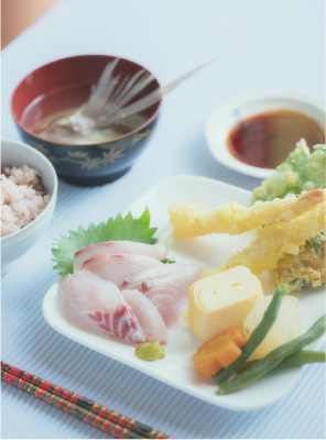 万倍の里の自慢の食事